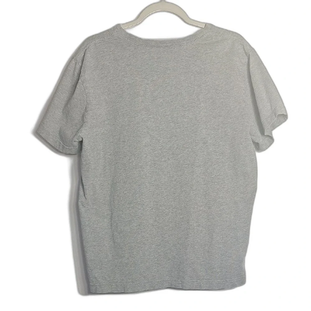 Banana Republic Short Sleeve V Neck Tee Gray Large Mens
